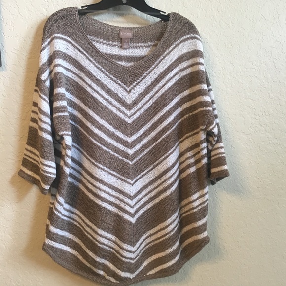 Chico's Sweaters - NWOT Chicos Knit Top-Taupe-Sz 3 (XL)